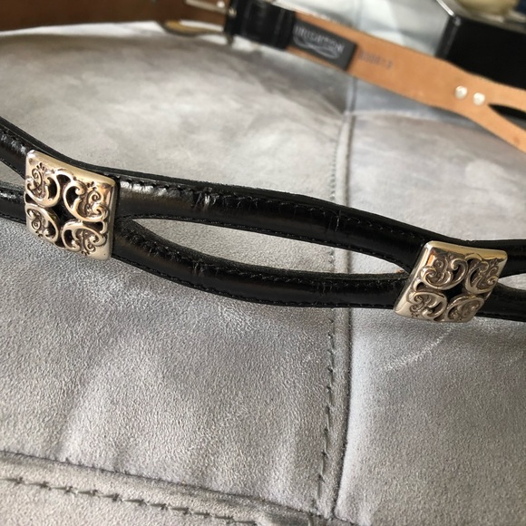 Brighton black and silver belt - Picture 2 of 5